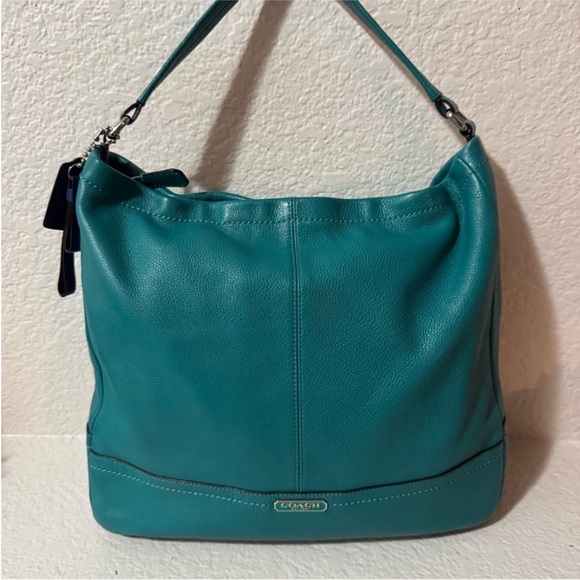 Coach Turquoise Leather Hobo Bag - Picture 8 of 17